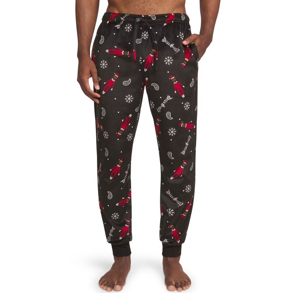 Dogg Supply Men's Microfleece Pull-On Sleep Joggers‎ with Pockets XL